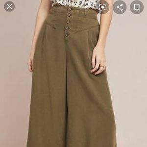 Anthropologie Oceanside wide leg pants